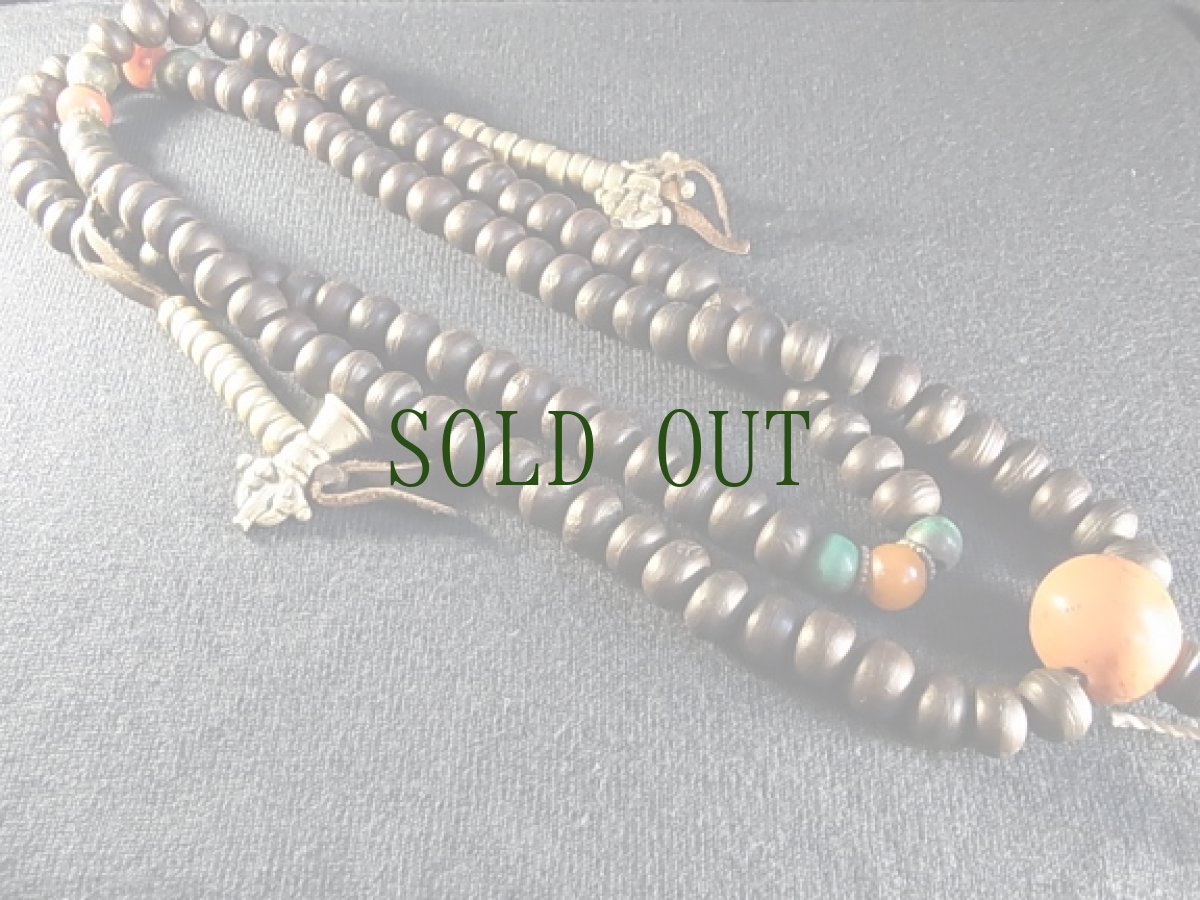 画像2: チベタンオールドMALA(鳳眼菩提樹・108珠) (2)