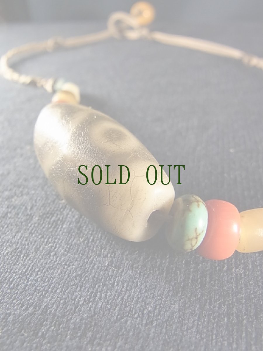 画像4: アンティークジービーズ（チベット天珠）　亀甲六眼 (4)