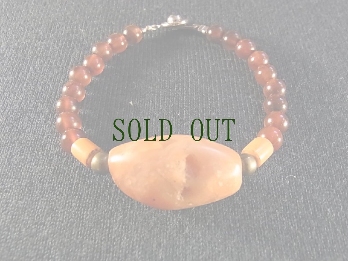 画像2: Pema Raka 藍紅瑪瑙　(ペマラカ) ブレスレット (2)