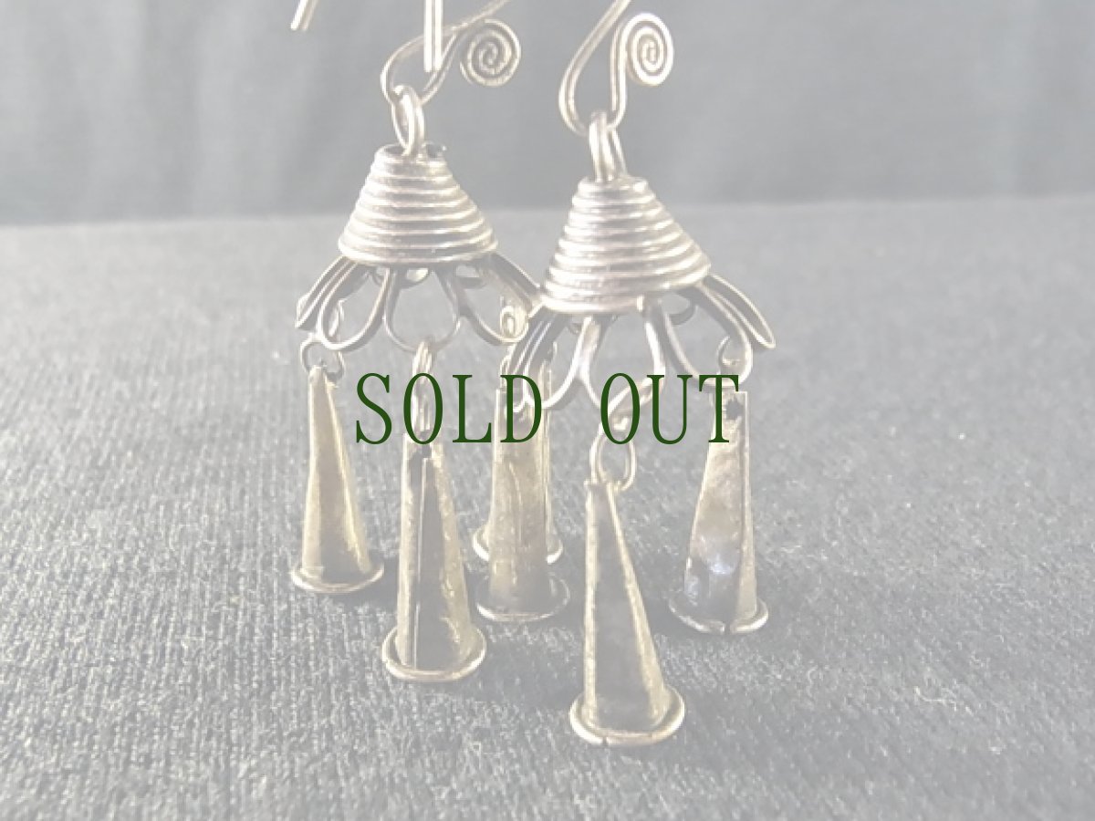 画像3: 雲南ミャオ族のピアス(ミャオ銀) (3)