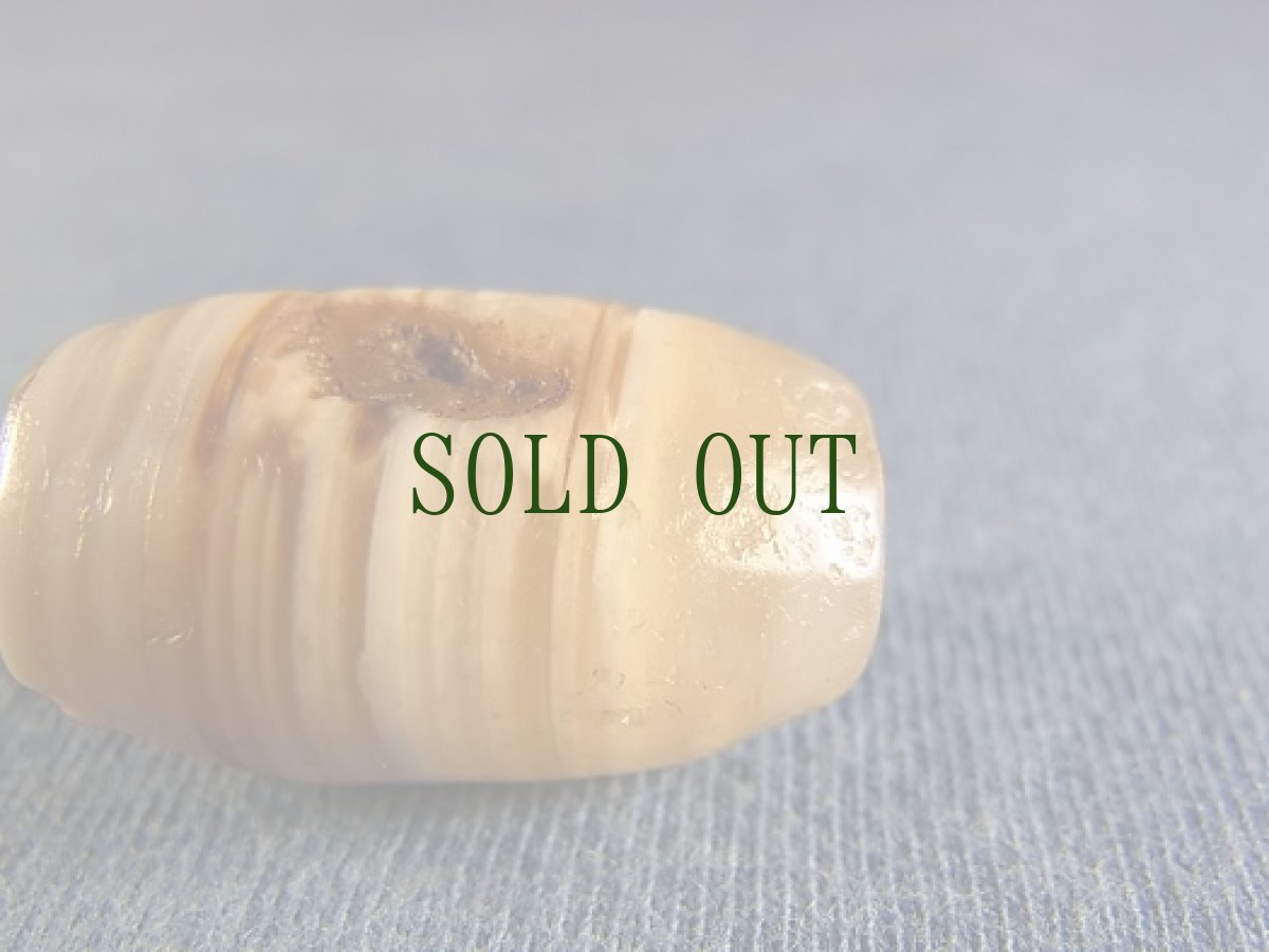 画像5: アンティーク　チョンジー（ジービーズ）　古代縞瑪瑙　 (5)