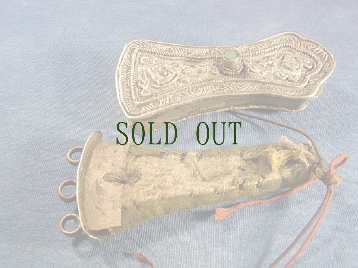 画像4: チベットの銀細工・装身具(裁縫具入れ)　アンティーク (4)