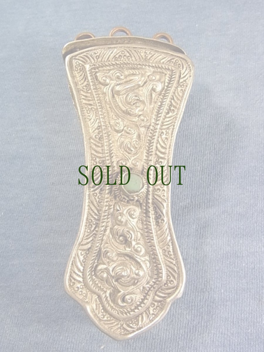 画像5: チベットの銀細工・装身具(裁縫具入れ)　アンティーク (5)