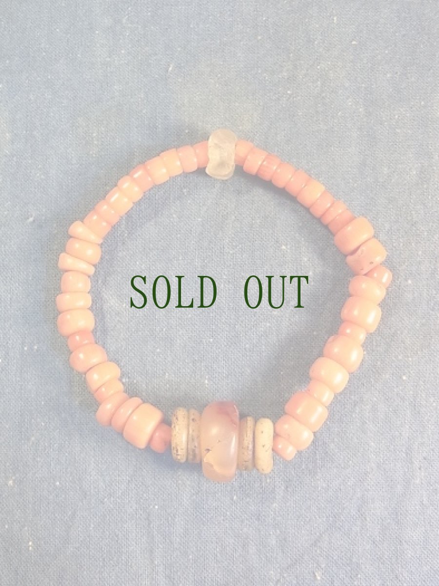 画像2: Pema Raka (ペマラカ)と珊瑚、発掘クリスタルのチベタンブレスレット (2)