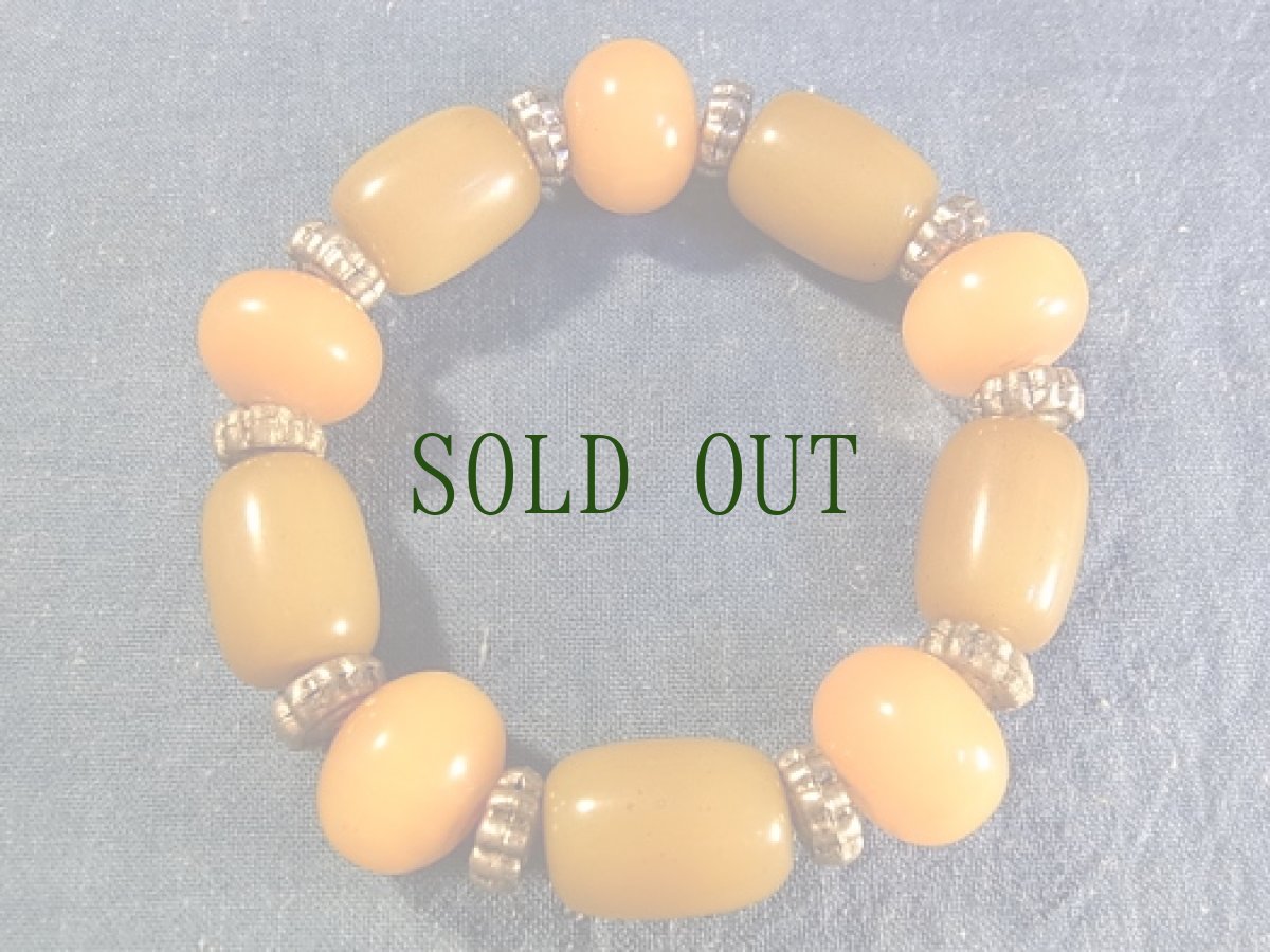 画像2: コーバル琥珀のチベタンブレスレット (2)