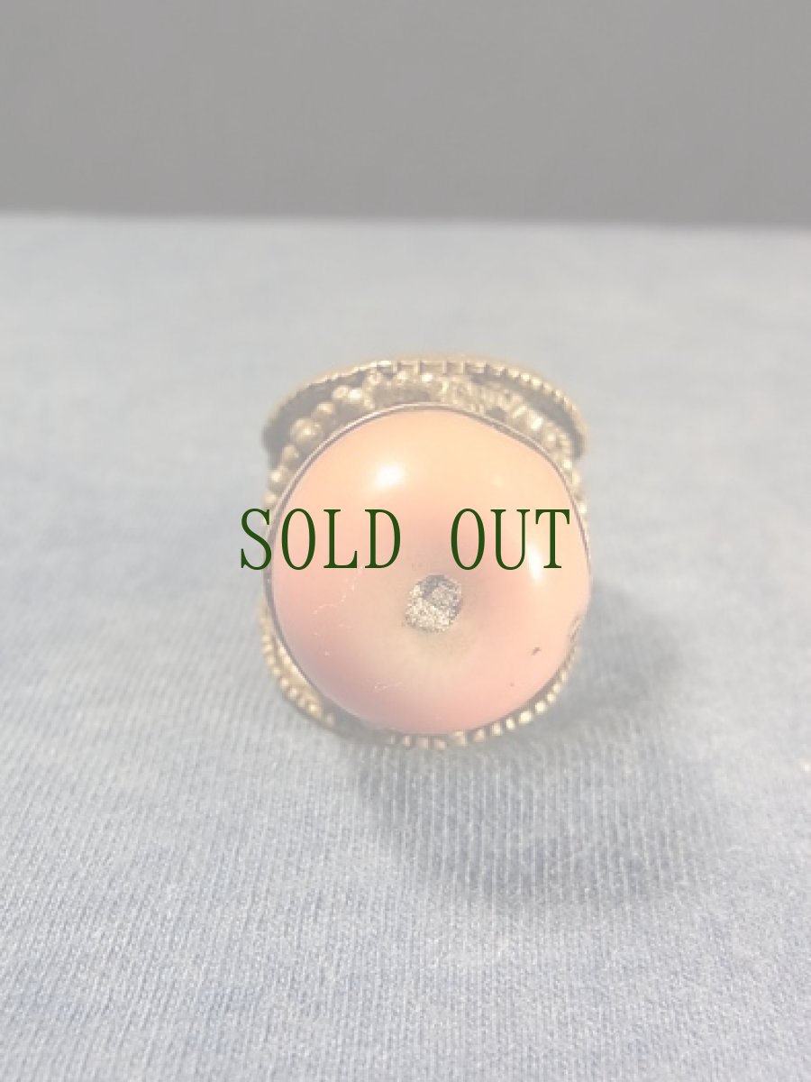 画像3: オールド・チベタンコーラルリング(紅珊瑚) (3)