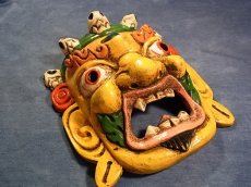 画像1: チベットのお面(工芸品) (1)