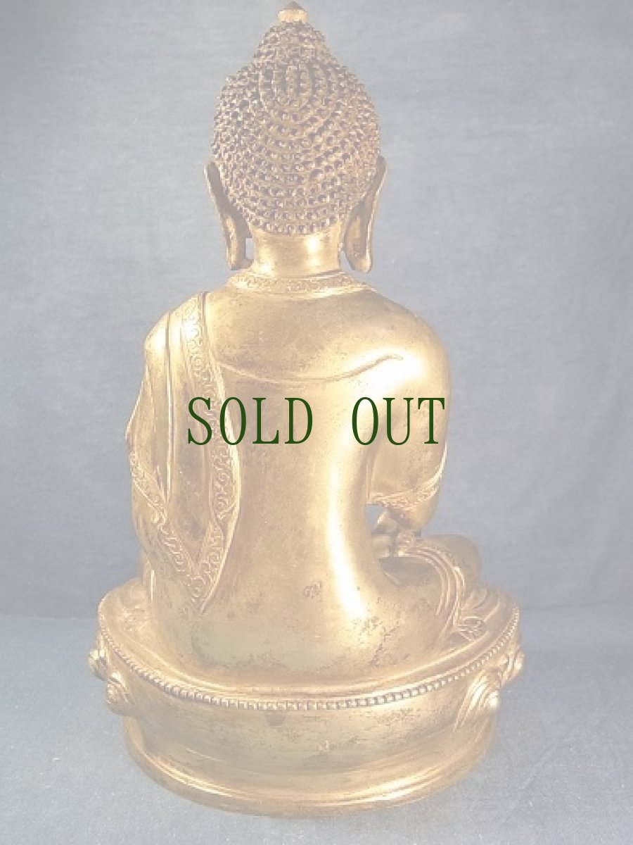 画像4: 釈迦如来（釈迦牟尼仏陀・ブッダ）　鍍金仏 (4)