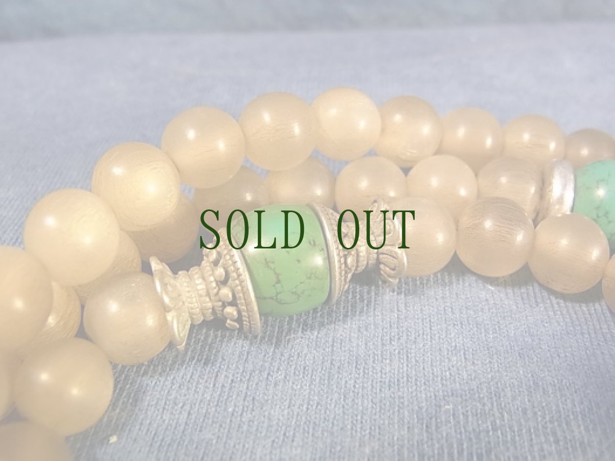 画像2: チベットの108玉数珠アンティーク　(Antique Tibetan Mala ) (2)