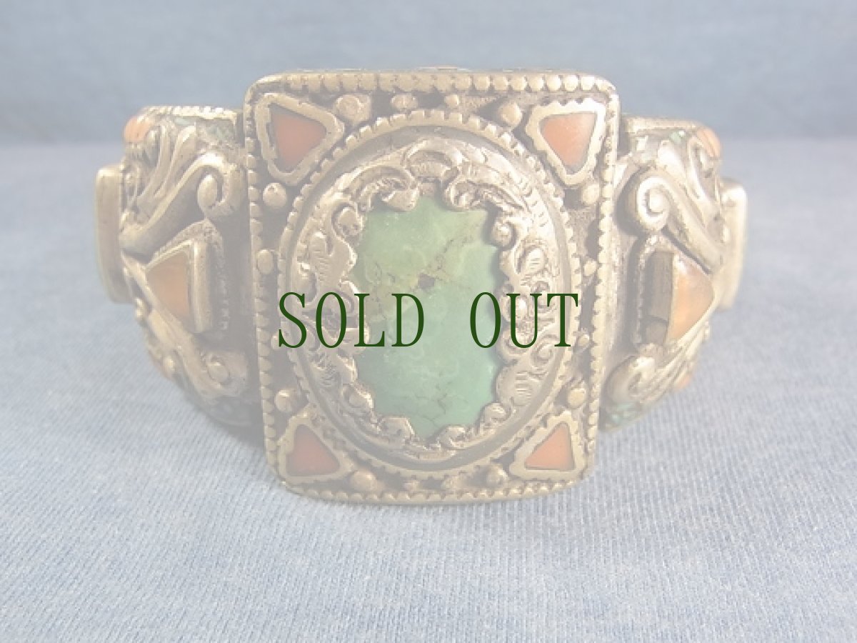 画像2: チベタン・シルバーバングル (2)