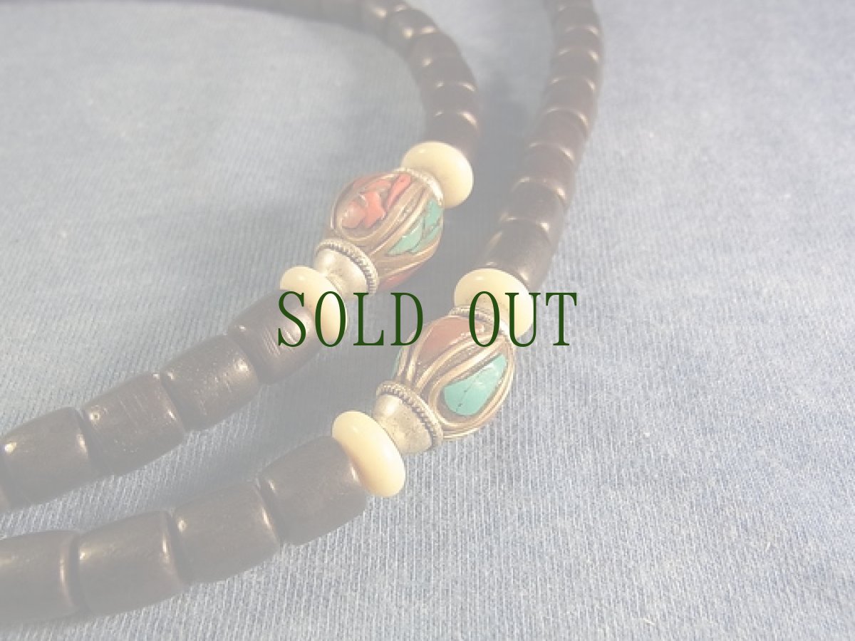 画像4: 老紫檀の108玉御数珠(チベタンローズウッド MALA ) (4)