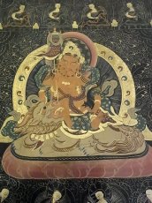 画像2: チベットの毘沙門天（ナムトゥーセー）のナクタン(黒タンカ)　 (2)