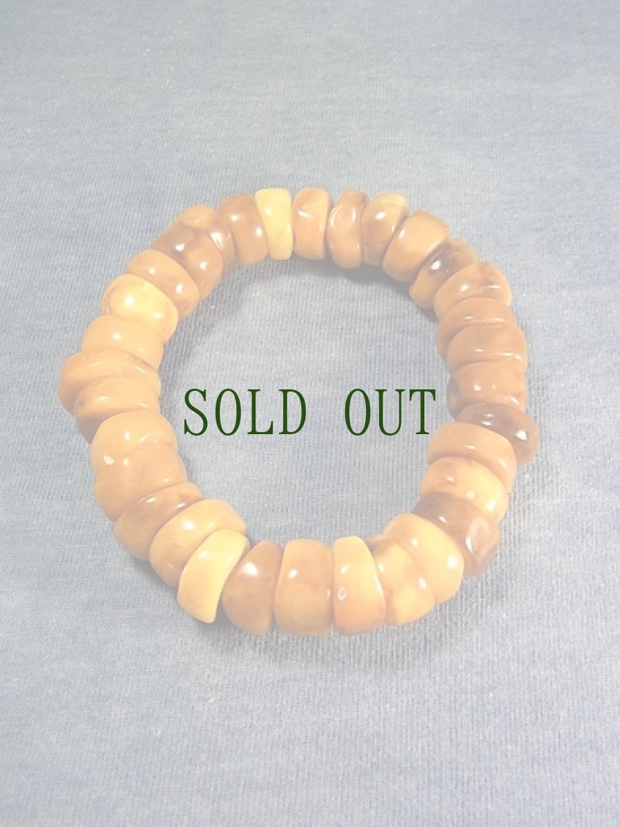 画像2: 琥珀のブレスレット　(蜜蜡・チベタンアンバー) (2)