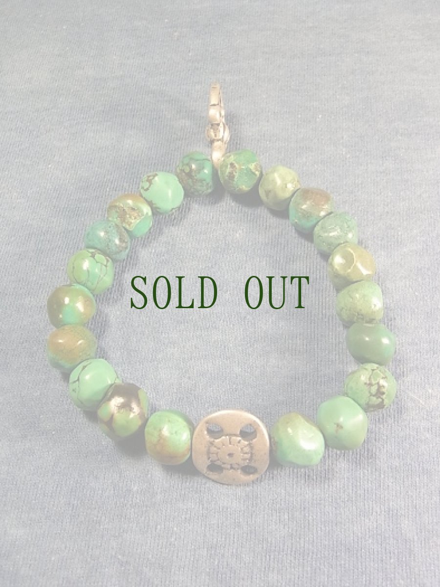 画像5: チベタンターコイズ（天然トルコ石）のブレスレット (5)