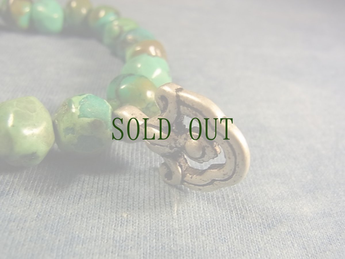 画像3: チベタンターコイズ（天然トルコ石）のブレスレット (3)