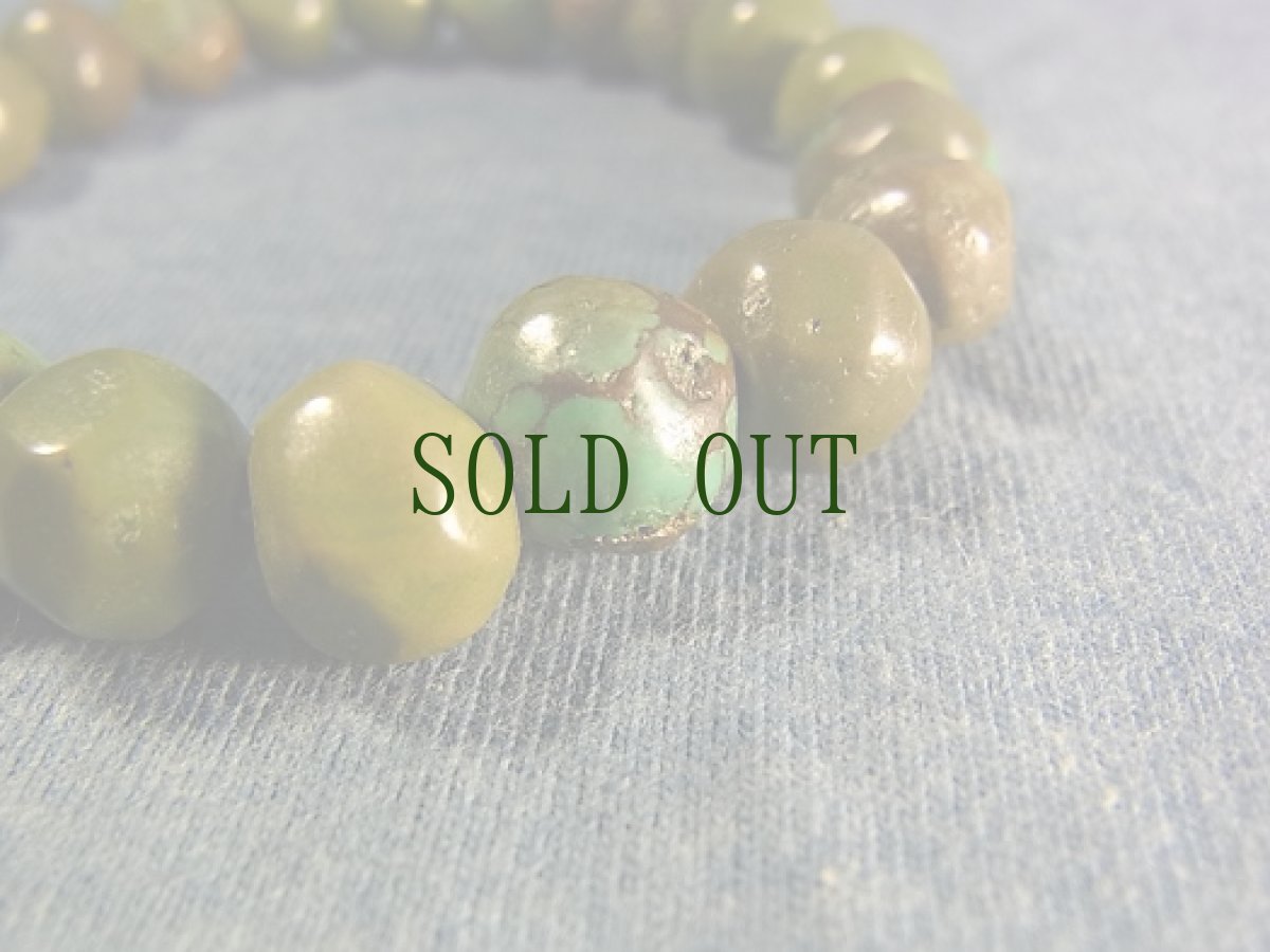 画像3: チベタンターコイズ（天然トルコ石）のブレスレット (3)