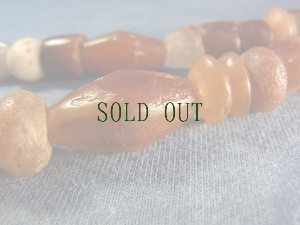 画像4: メソポタミア文明(シリア)の発掘水晶・カーネリアンのネックレス (4)