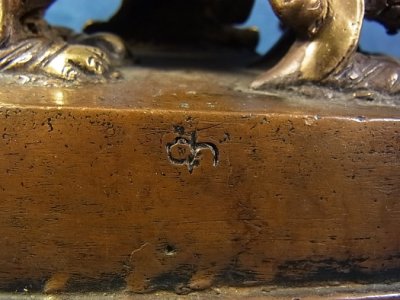 画像1: チベットの護法尊（宝蔵神）　鍍金アンティーク仏像