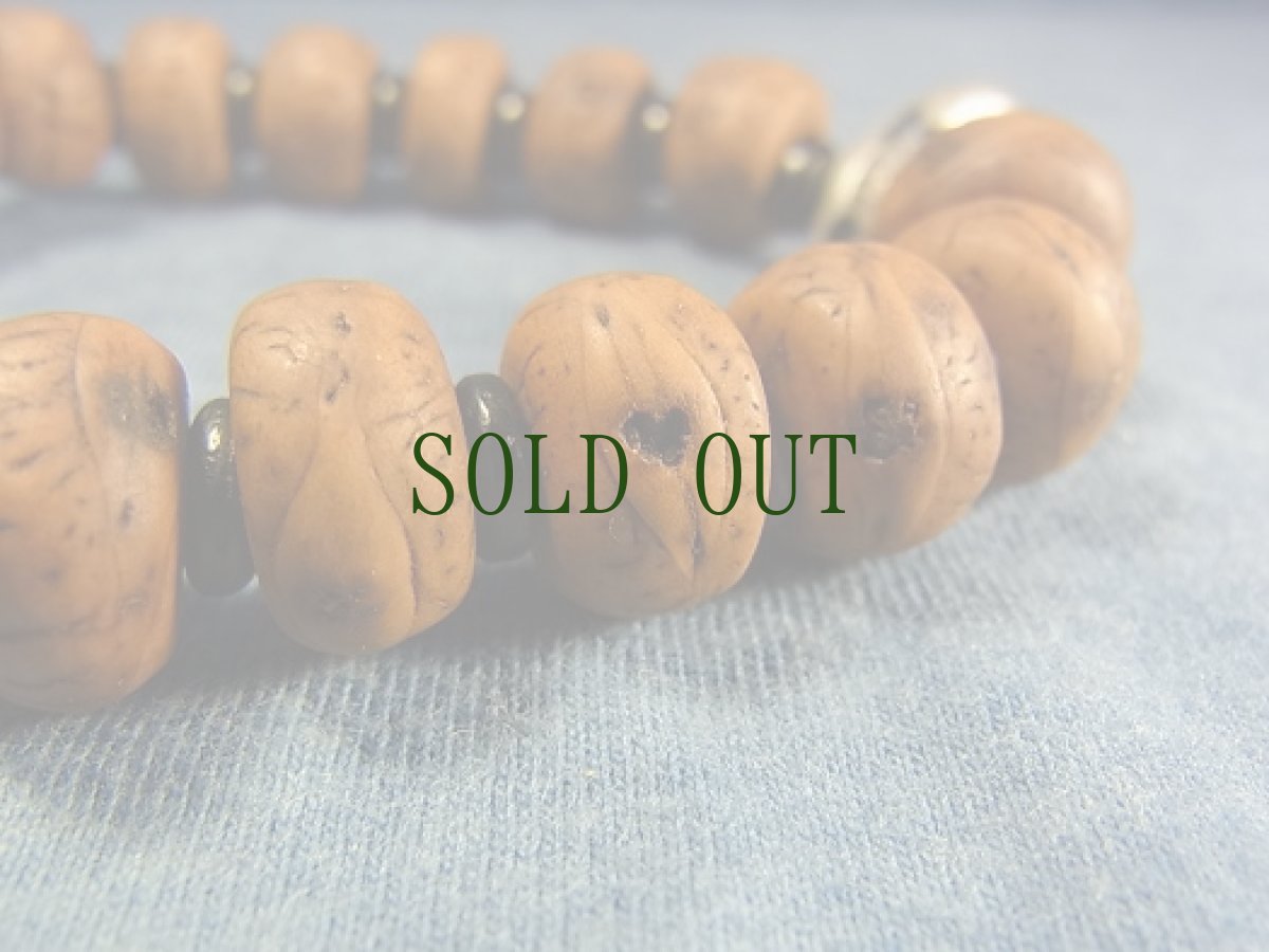 画像3: 鳳眼菩提樹（チベットMALA・ブッダチッタ）と琥珀のブレスレット (3)