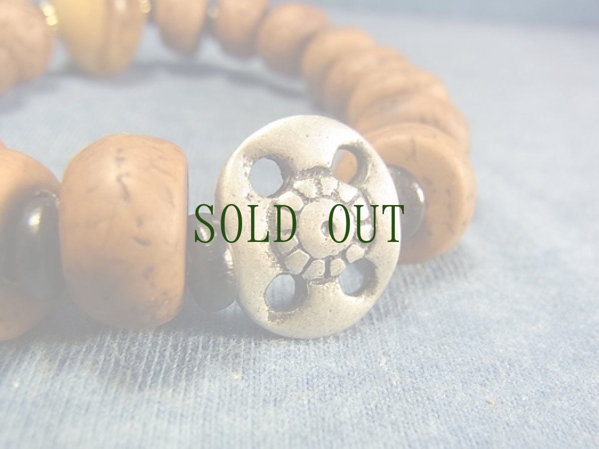 画像4: 鳳眼菩提樹（チベットMALA・ブッダチッタ）と琥珀のブレスレット (4)