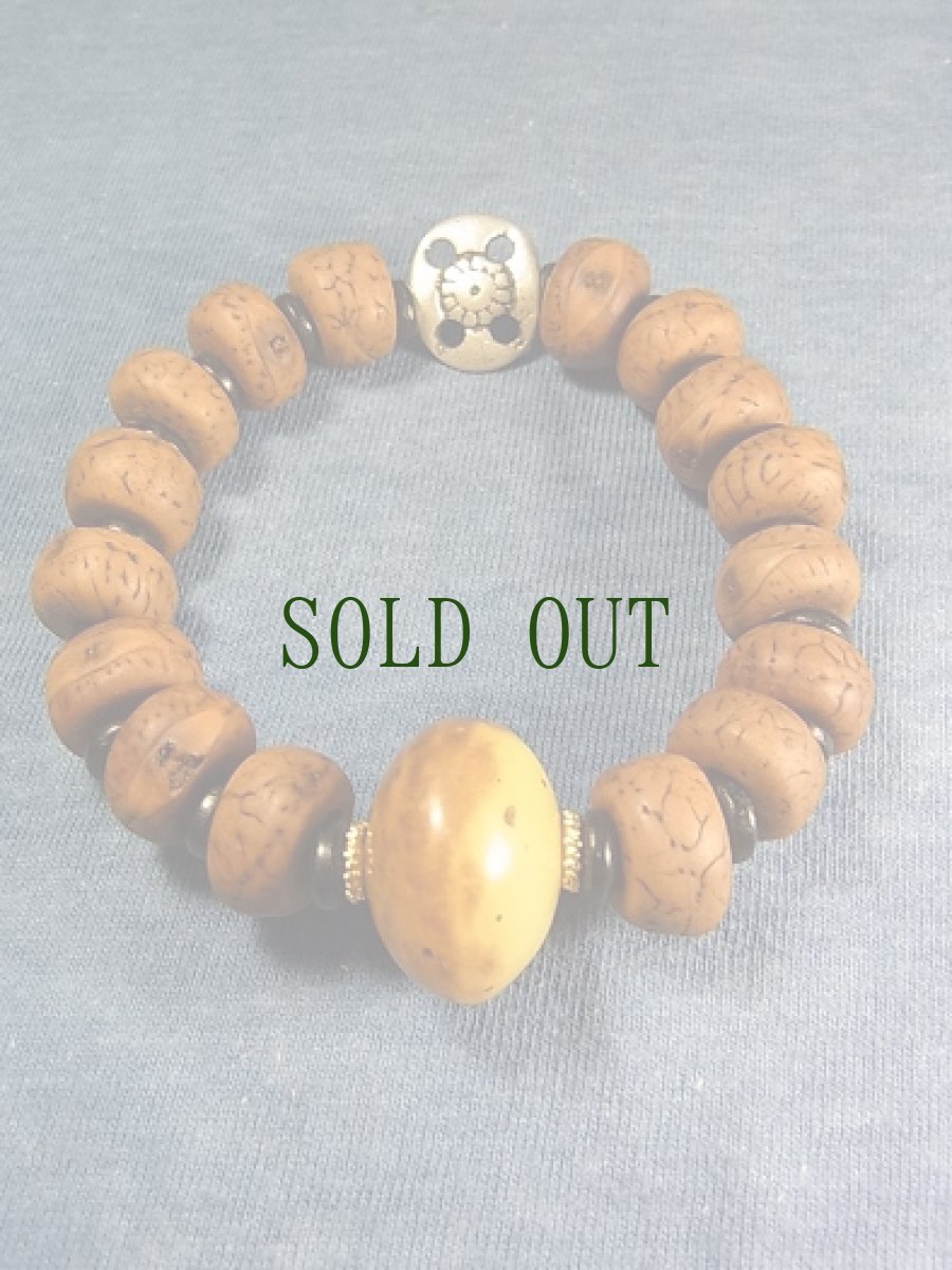 画像5: 鳳眼菩提樹（チベットMALA・ブッダチッタ）と琥珀のブレスレット (5)