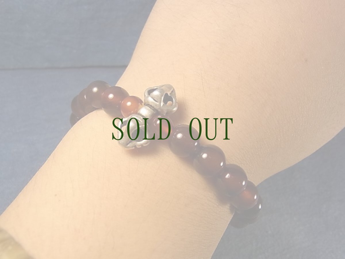 画像4: チベットアンデシン(血珠)とドルジェのブレスレット　 (4)