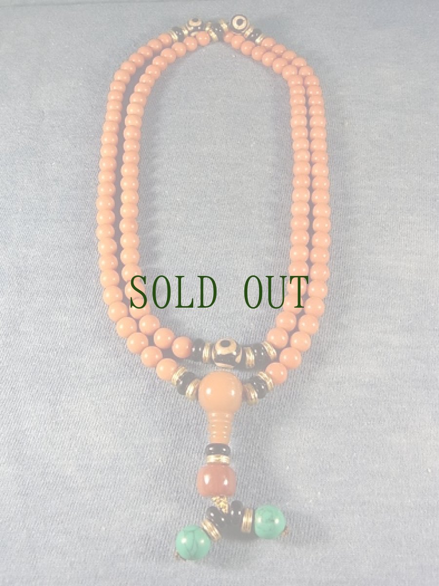 画像5: 珊瑚の108玉御数珠(チベタンコーラル MALA ) (5)