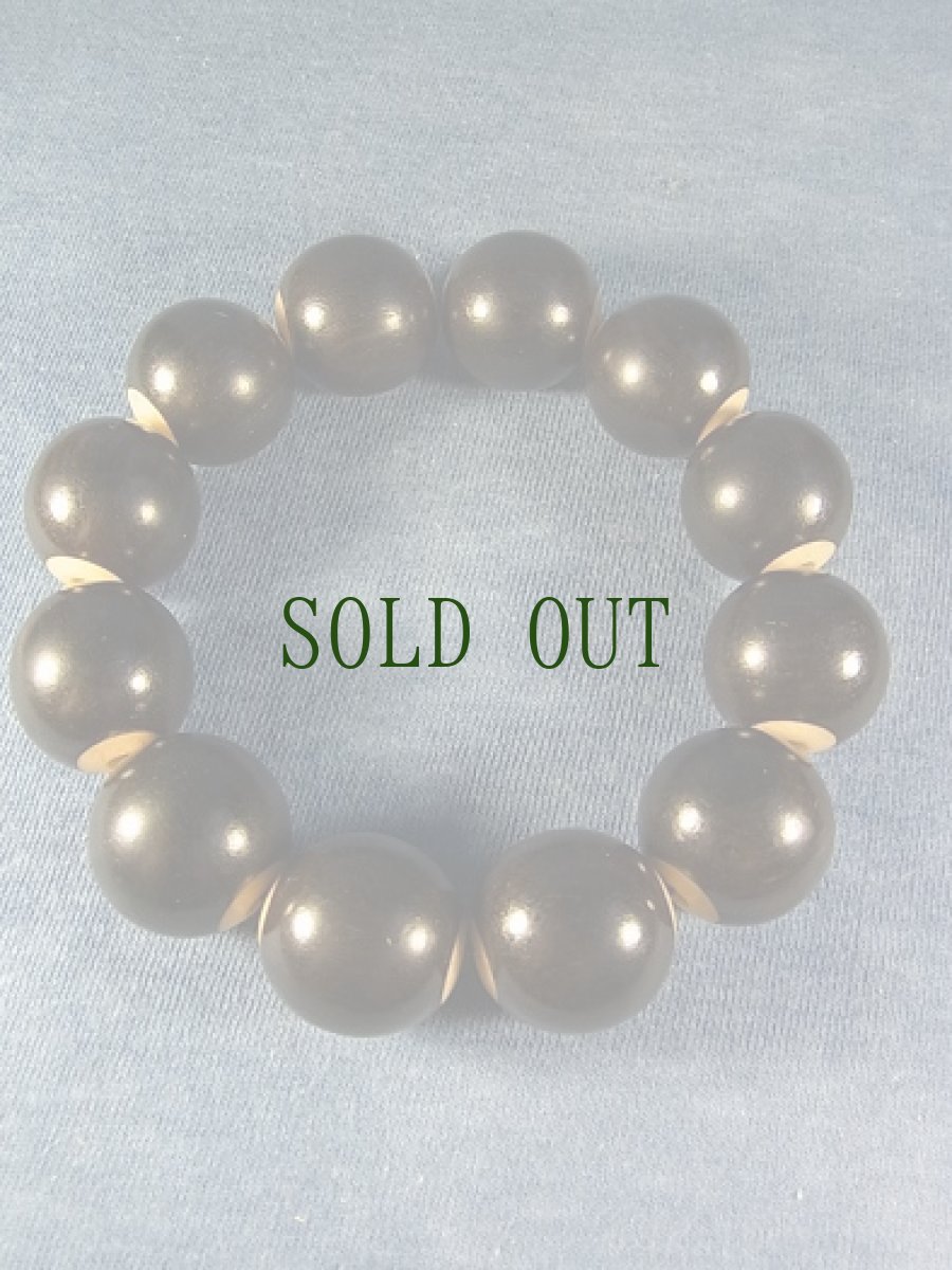 画像4: 黒檀の念珠ブレスレット (4)