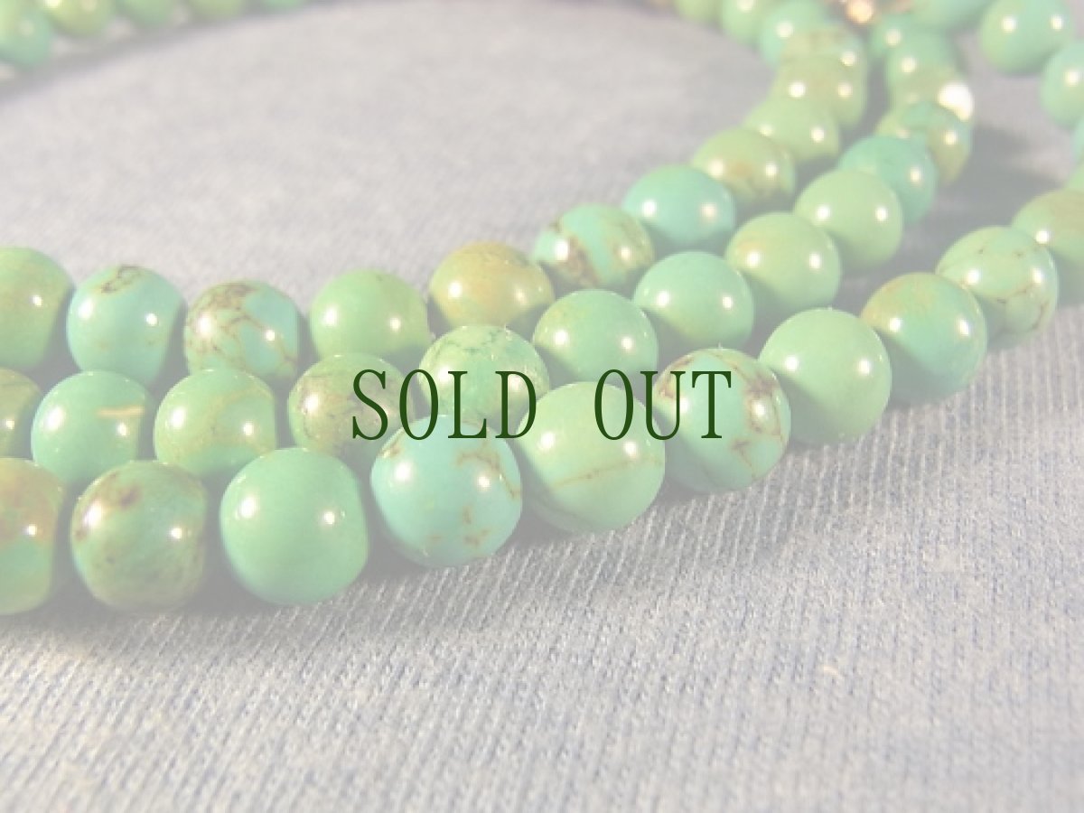 画像2: ターコイズ（トルコ石）の108玉御数珠(チベタン MALA ) (2)