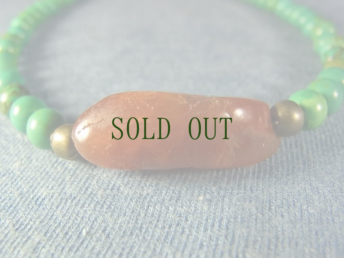 画像3: ペマラカ（紅玉瑪瑙・南紅)とターコイズのネックレス (3)