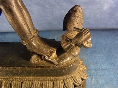画像2: チャクラサンヴァラのヤブユム（四面十臂歓喜仏）　銅製アンティーク仏像