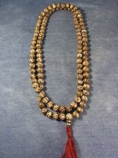 画像3: シャンカの108玉御数珠(チベタン MALA ・法螺貝の数珠玉)　 (3)