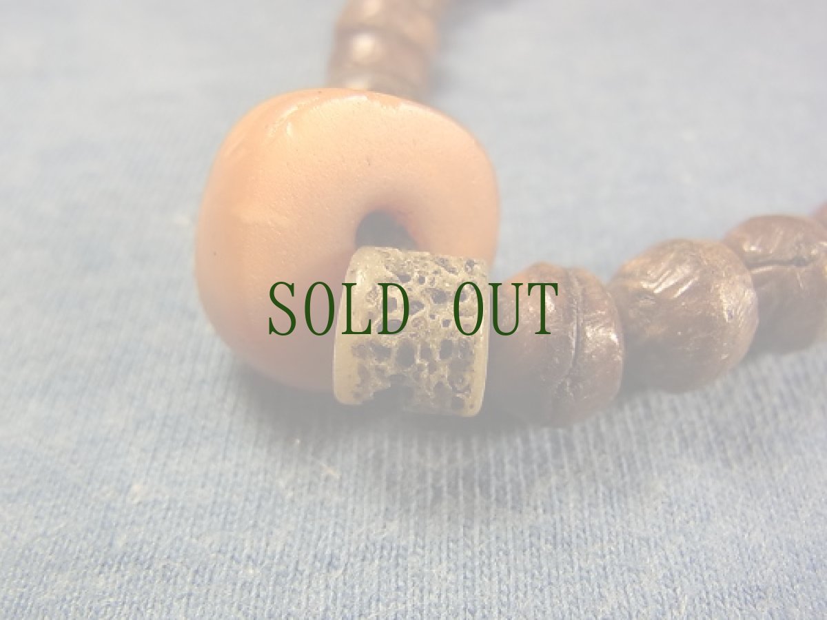 画像5: 鳳眼菩提樹(7mm)とアンティークチベタンアンバー(天然蜜蜡琥珀 )の御数珠 (5)