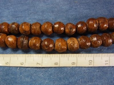 画像2: 鳳眼菩提樹(7mm)とアンティークチベタンアンバー(天然蜜蜡琥珀 )の御数珠