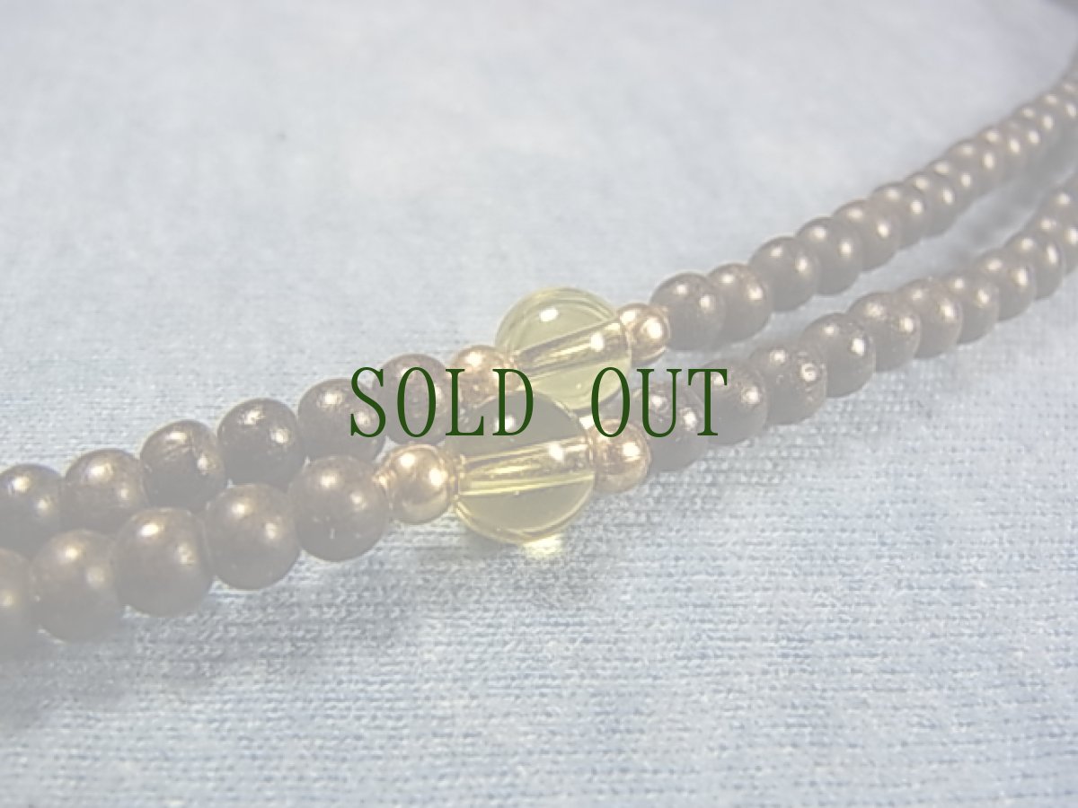 画像4: ベトナム産　芽庄沈香(シャム沈香)の216玉念珠　（4mm玉）　 (4)