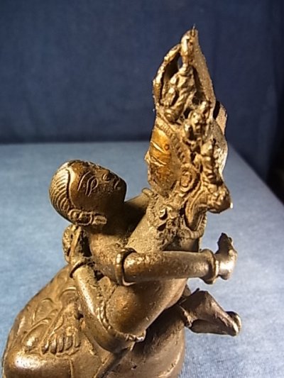 画像1: ドルジェ・チャンのヤブユム（持金剛歓喜仏）　銅製アンティーク仏像