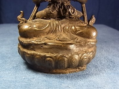 画像2: ドルジェ・チャンのヤブユム（持金剛歓喜仏）　銅製アンティーク仏像