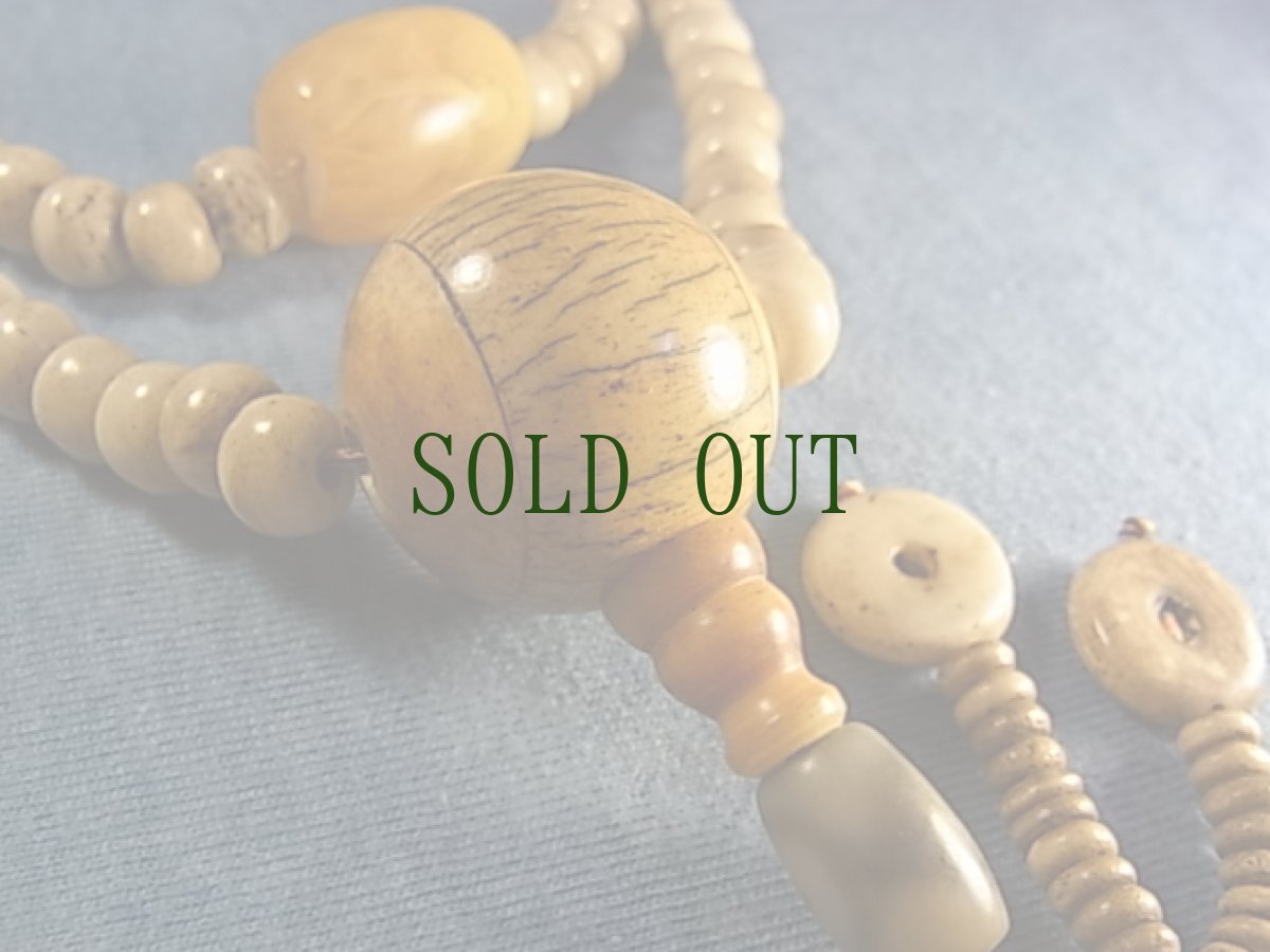 画像4: ヤクの骨の108玉御数珠(チベタン MALA ) (4)