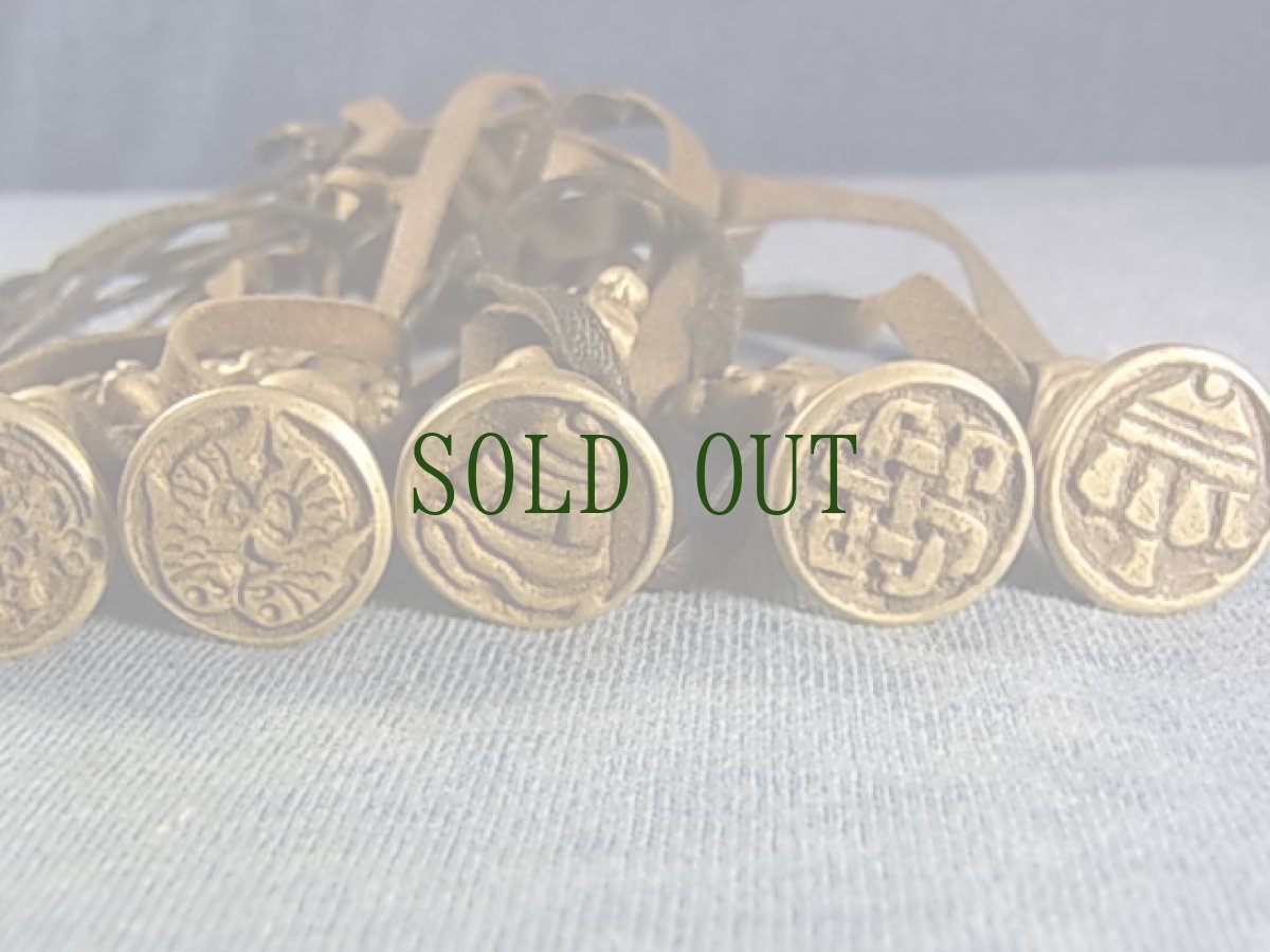 画像4: チベットのお守り(Thogchags) 　印鑑型タシタゲ(八吉祥)　一式(8pcs) (4)