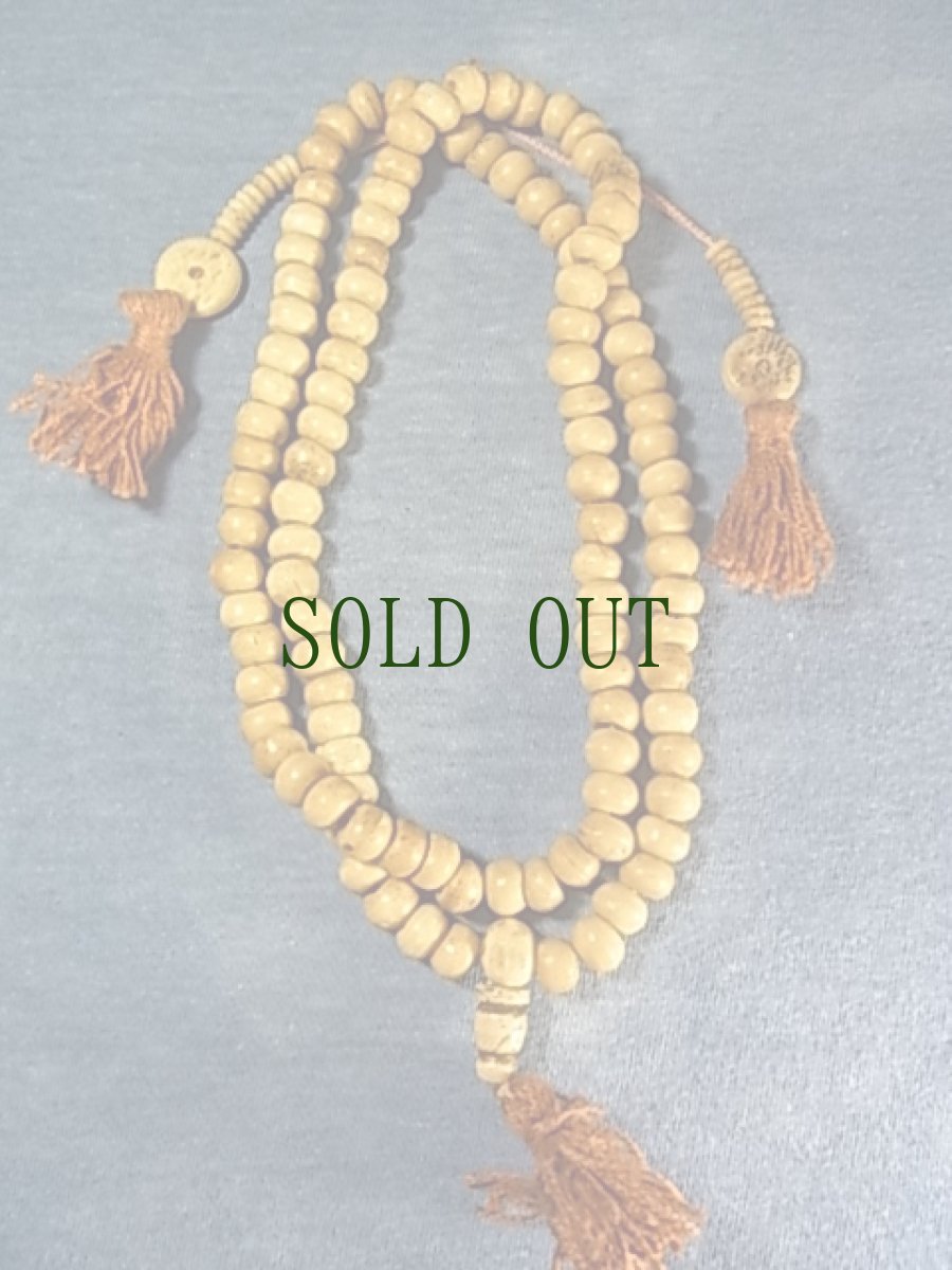 画像3: チベット・ヤクの骨の108玉御数珠（チベタンMALA） (3)