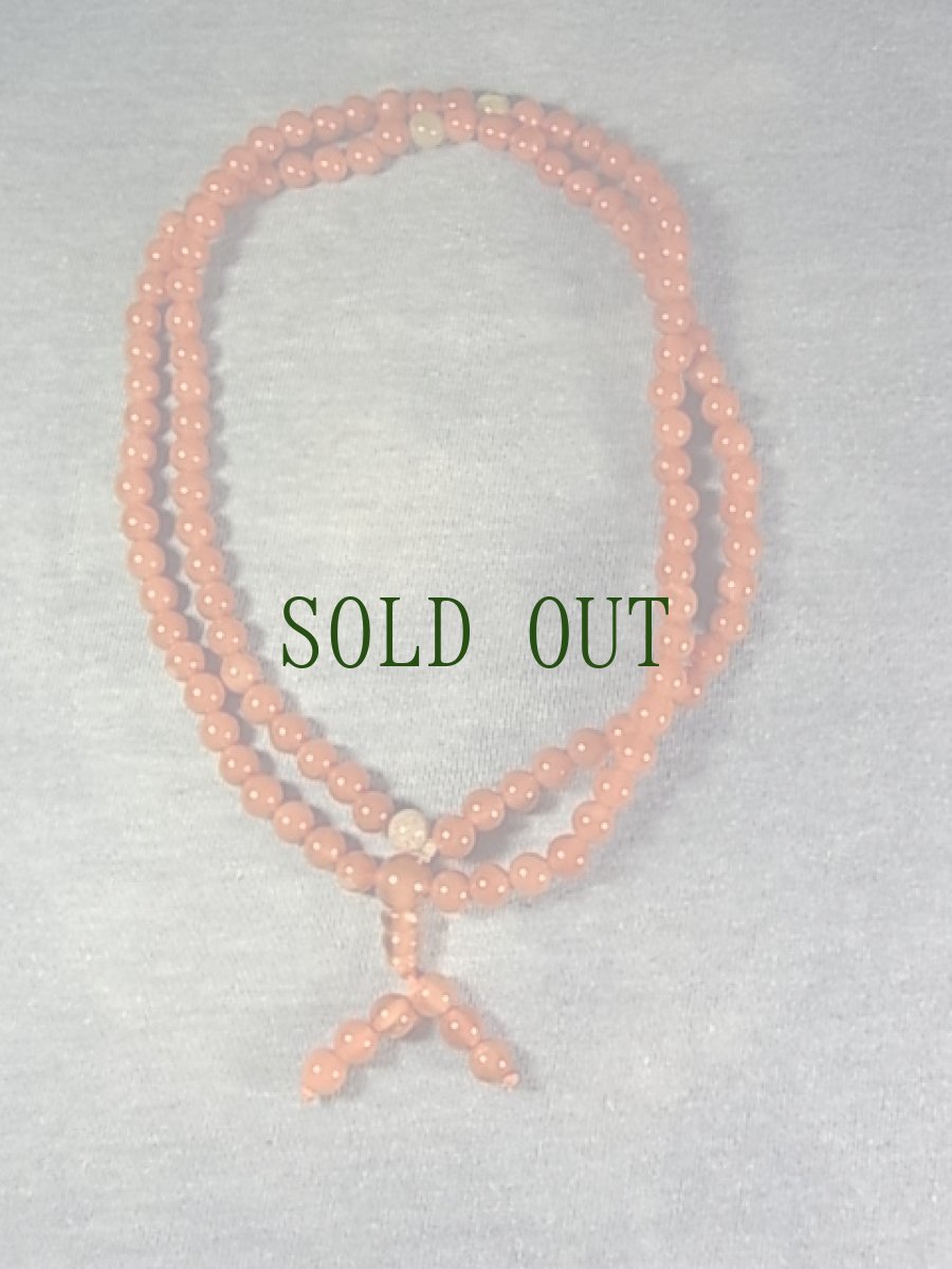 画像2: 瑪瑙(カーネリアン)の108珠念珠 (2)