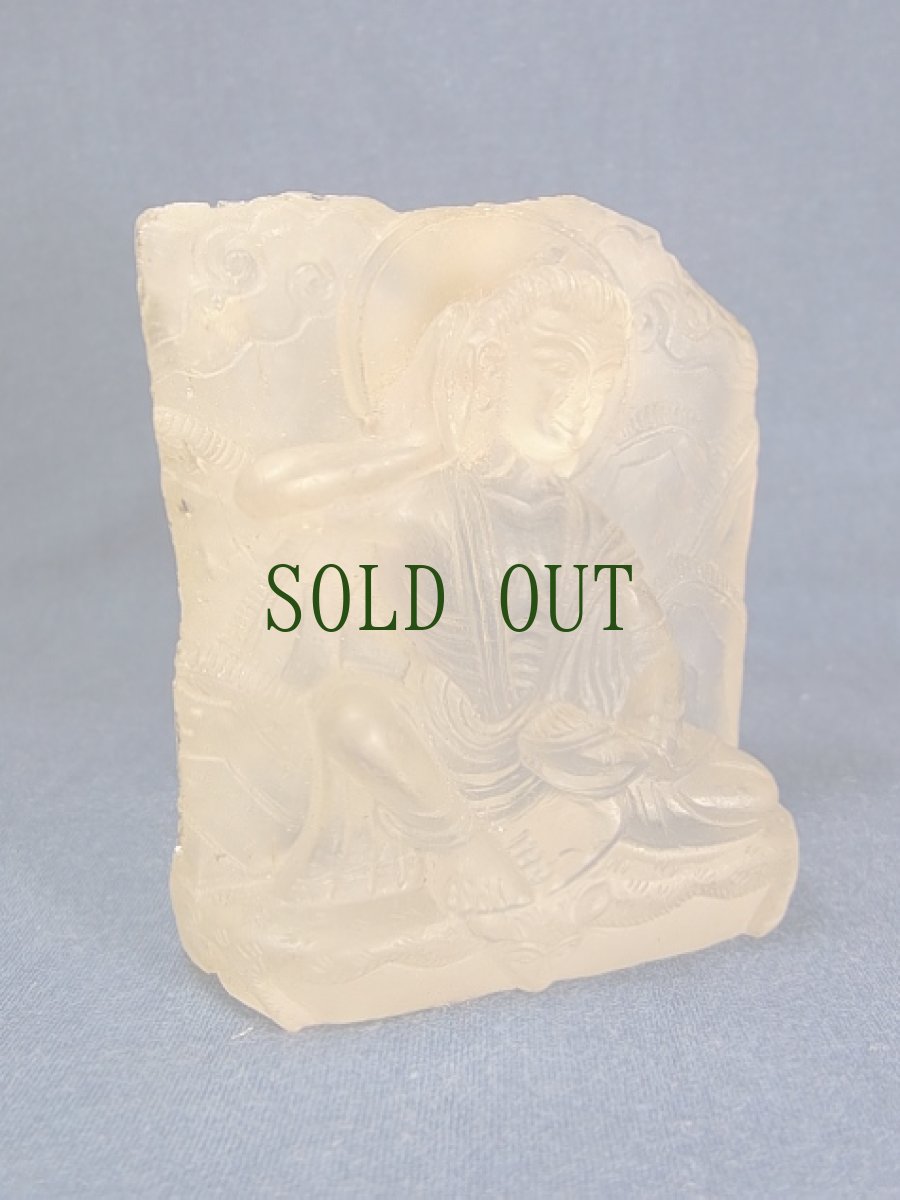 画像2: ミラレパ　(milarepa)　ヒマラヤ水晶製仏像　(アンティーク) (2)