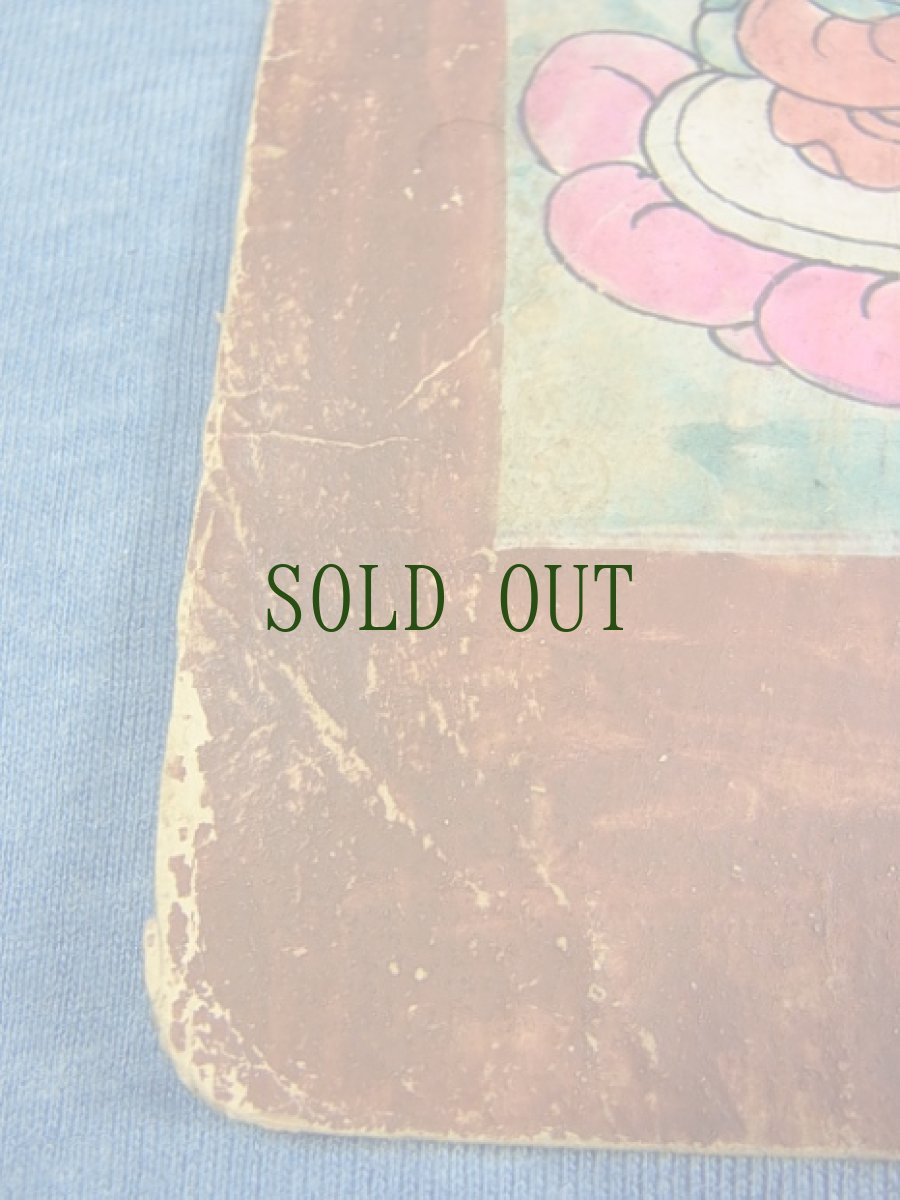 画像4: チベットのタンカ(菩薩画)　アンティーク・小サイズ(額装) (4)