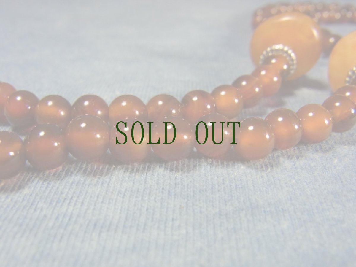 画像7: シャンカのパーツ(チベット法螺貝)とチベットアンデシン(血珠)のオリジナルネックレス　 (7)