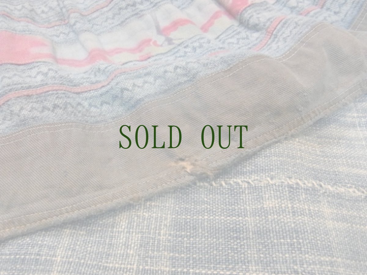 画像4: 貴州苗族(ミャオ)　ヴィンテージ　麻・プリーツ巻きスカート　 (4)