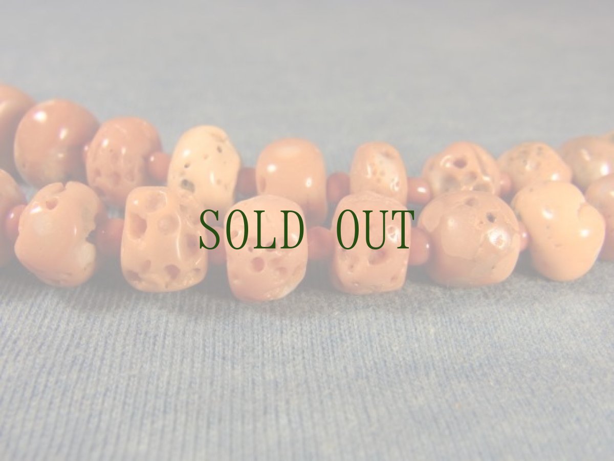 画像6: アンティーク・チベタンコーラル(山珊瑚)のネックレス (6)