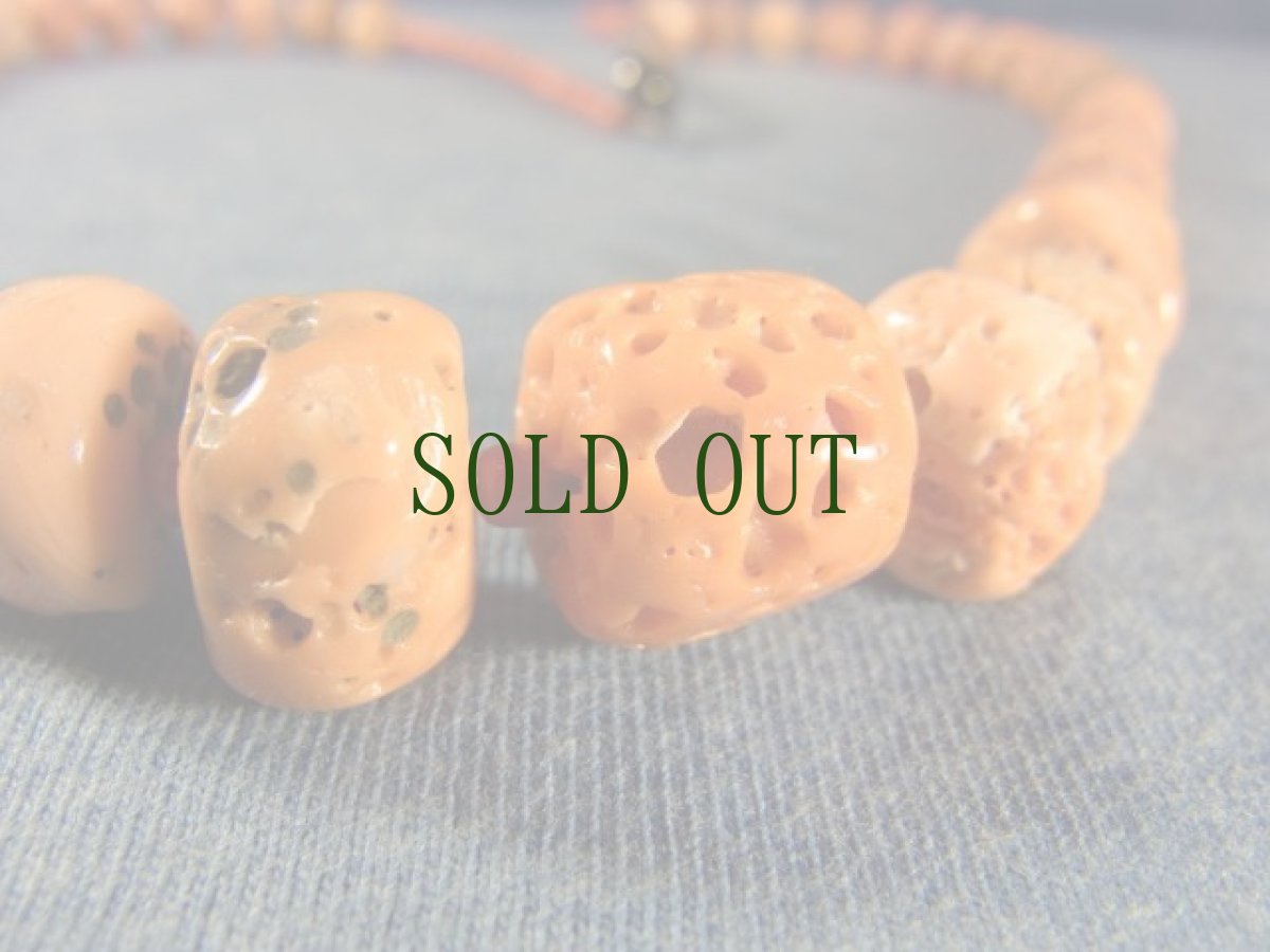 画像4: アンティーク・チベタンコーラル(山珊瑚)のネックレス (4)