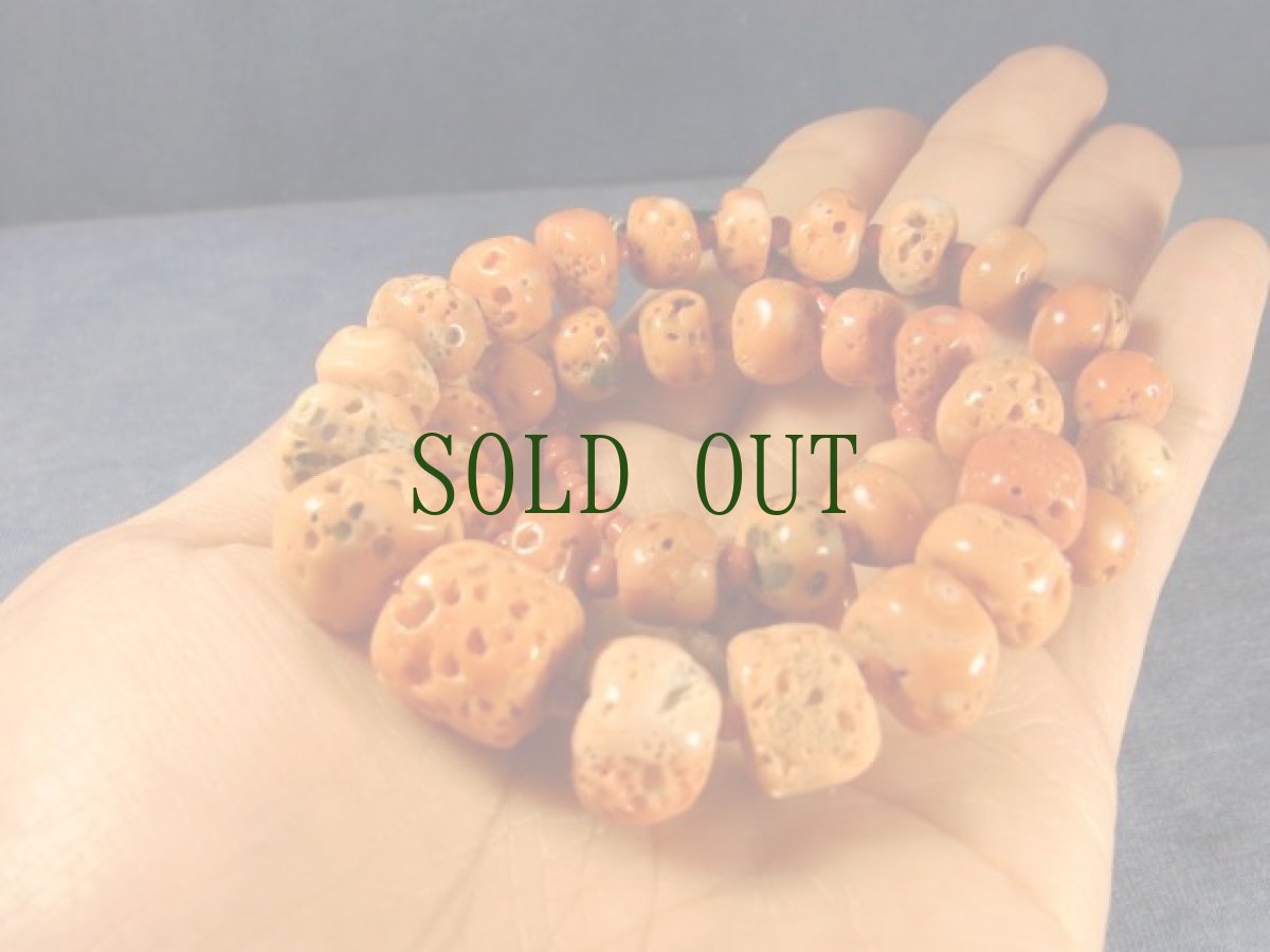 画像11: アンティーク・チベタンコーラル(山珊瑚)のネックレス (11)