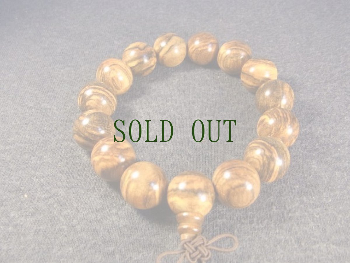 画像2: 奇楠沈香（花奇楠）の念珠ブレスレット　 (2)