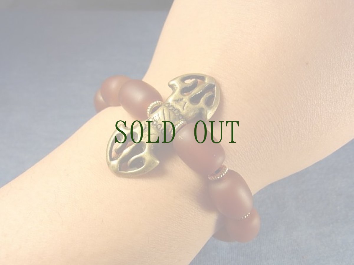 画像5: ドルジェ（金剛杵dorje）と紅玉髄（カーネリアン・瑪瑙）のブレスレット (5)